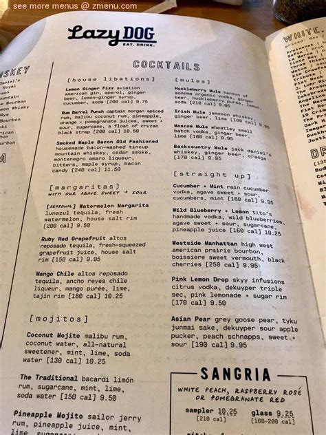 lazy dog restaurant & bar|lazy dog menu near me.